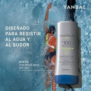 Yanbal Total Block Sport Sunscreen SPF 100 / Protector Solar Deportivo 140 g